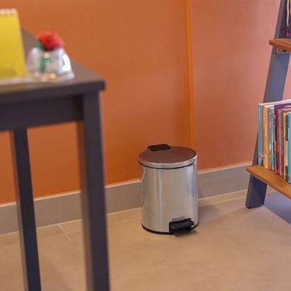 Imagem de Lixeira Aço Inox 3 Litros Com Pedal Loop