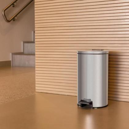 Imagem de Lixeira Aço Inox 5 Litros Tramontina Loop Cor Prateado