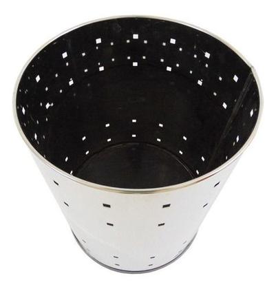 Imagem de Lixeira Aço Inox Casa Ou Escritório 22 Litros Telada