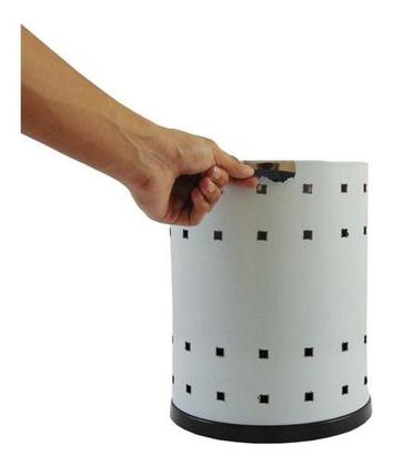 Imagem de Lixeira Aço Inox  Casa Ou Escritório 22 Litros Telada