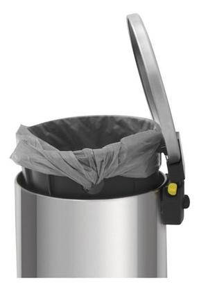 Imagem de Lixeira Aço Inox Com Pedal Loop 5 Litros Tramontina