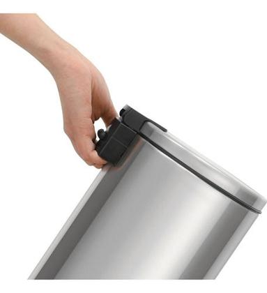 Imagem de Lixeira Aço Inox Com Pedal Loop 5 Litros Tramontina