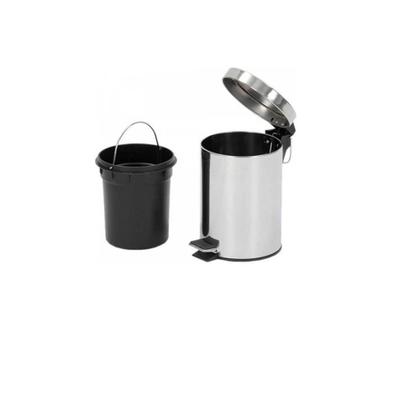 Imagem de Lixeira Aço Inox Redonda 5 Litros -ATOPY 12019