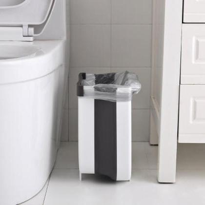 Imagem de Lixeira Armario Suporte Porta Saco Lixo Cozinha Dobravel Cesto De Lixo Retratil Pia Gaveta