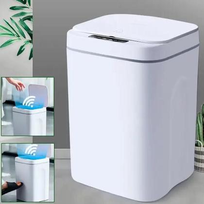 Imagem de Lixeira Automática 12l Com Sensor Inteligente Usb