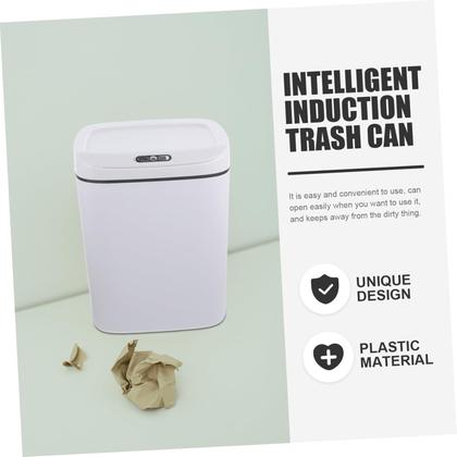 Imagem de Lixeira Automática 14L Lixo Grande com Sensor Inteligente