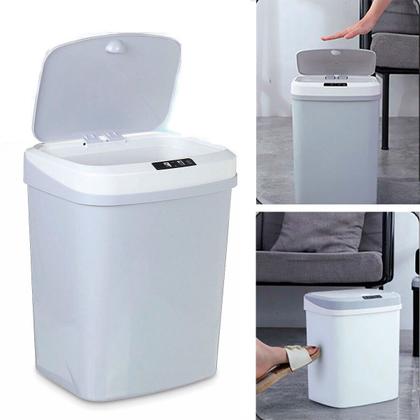 Imagem de Lixeira Automática 16L com Sensor Inteligente USB