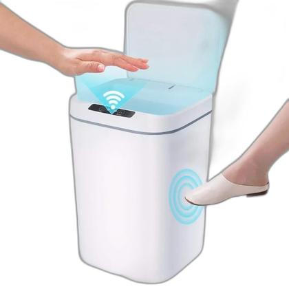 Imagem de Lixeira Automática 16L Sensor Aproximação Recarregável