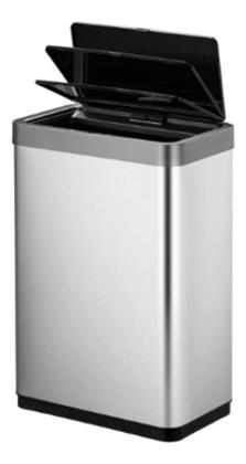 Imagem de Lixeira Automática 50 Litros Inox Com Sensor Gamer
