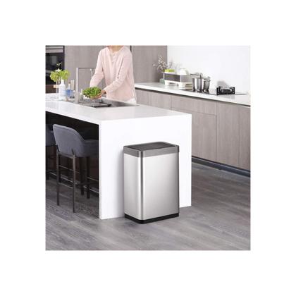 Imagem de Lixeira Automática 50 Litros Inox Com Sensor
