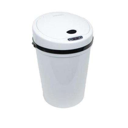 Imagem de Lixeira Automatica 9 Litros Com Sensor De Abertura Grande Para Banheiro E Cozinha Branca Luxo