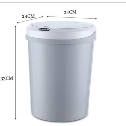 Imagem de Lixeira automatica 9 litros com sensor touch cesto luxo inteligente para banheiro ou cozinha