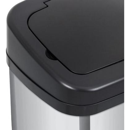 Imagem de Lixeira Automática Aço C/ Sensor 50 Litros 78x32x24cm Inox