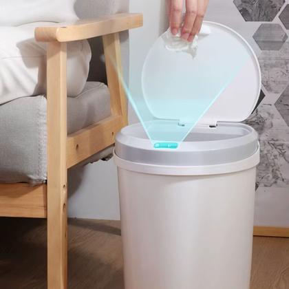 Imagem de Lixeira Automática com Sensor 12L - Praticidade e Higiene