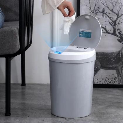 Imagem de Lixeira Automática com Sensor 12L - Praticidade e Higiene