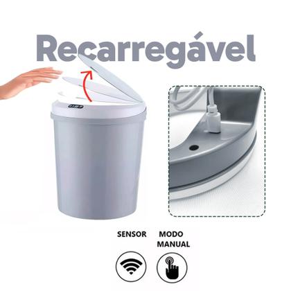 Imagem de Lixeira Automática com sensor 5 Litros Modelo LK-2105