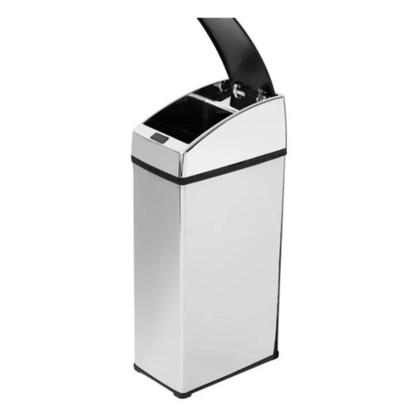 Imagem de Lixeira Automática Com Sensor Inox 6 Lts Litros Quadrada