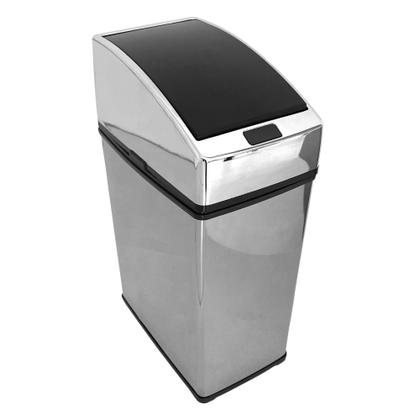 Imagem de Lixeira Automática Com Sensor Inox 6 Lts Litros Quadrada