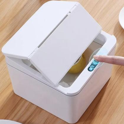 Imagem de Lixeira Automática Com Sensor Inteligente Infravermelho Pia E Sensível Ao Toque 4 Litros Moderno