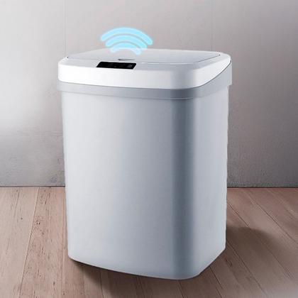 Imagem de Lixeira Automática com Sensor Inteligente Recarregável 16L