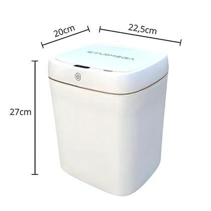 Imagem de Lixeira Automática Com Sensor Inteligente ST-377 Starmega 11 Litros Branco - ST-377