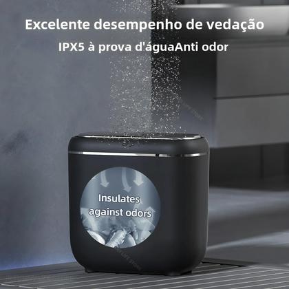 Imagem de Lixeira Automática com Sensor para Banheiro - 14L - À Prova d'Água