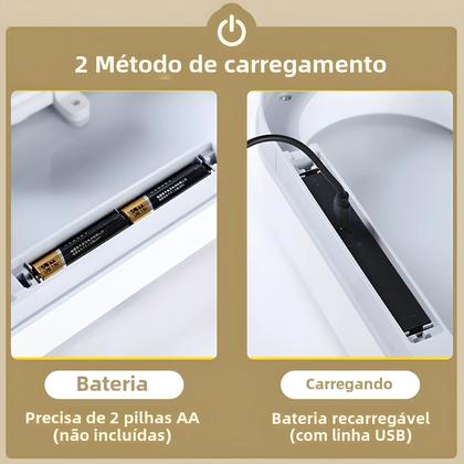 Imagem de Lixeira Automática Grande À Prova d'Água Com Sensor 7L 9L Para Cozinha, Banheiro E Escritório