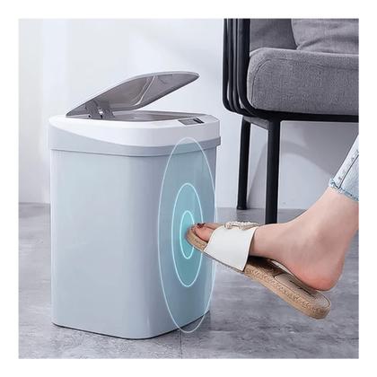 Imagem de Lixeira Automática Inteligente 15l Para Cozinha Banheiro Luatek