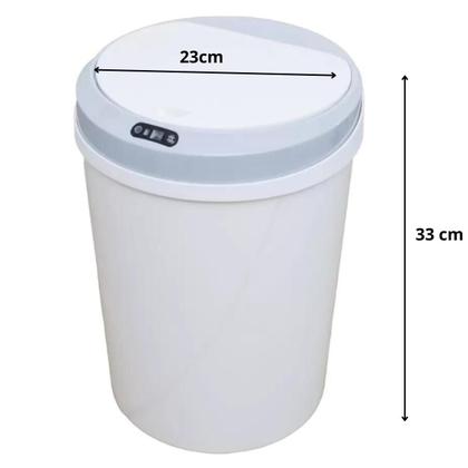 Imagem de Lixeira Automática Inteligente C/ Sensor 12L Cozinha
