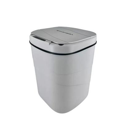 Imagem de Lixeira Automática Inteligente Sensor Aproximação 14L-Branca