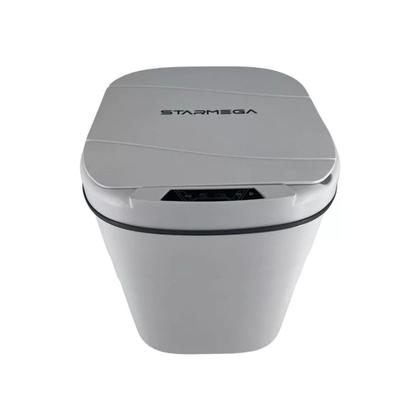 Imagem de Lixeira Automática Inteligente Sensor Aproximação 14L-Branca