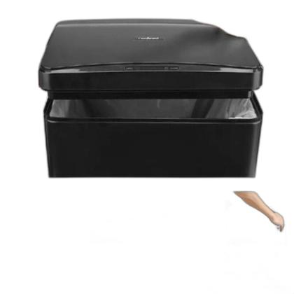 Imagem de Lixeira Automática Retangular 50 Litros Com Sensor Branca