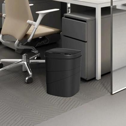 Imagem de Lixeira Automática Sem Toque Com Sensor Inteligente, Alimentada Por Bateria Para Cozinha, Banheiro E