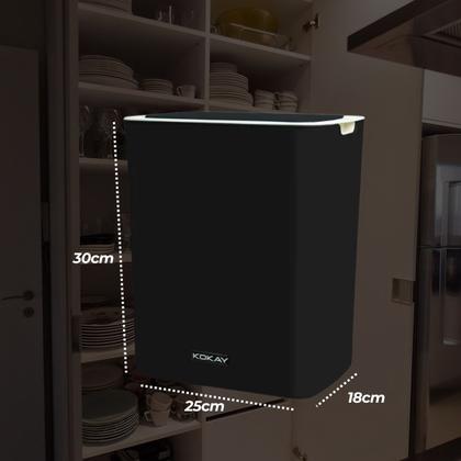 Imagem de Lixeira Automática Sensor 14L Preta Prática e Higienica 