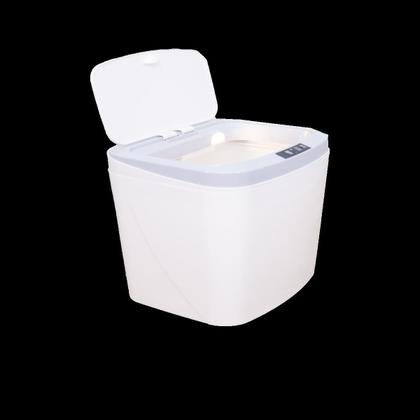 Imagem de Lixeira Automática Sensor 16L Branca 