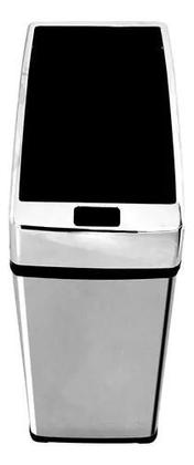 Imagem de Lixeira Automática Sensor Inox Polido 3 Lts Litros Quadrada