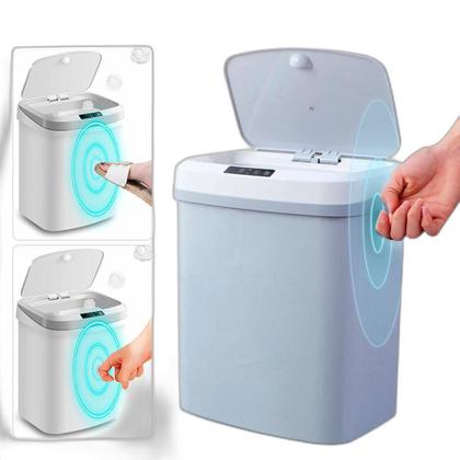 Imagem de Lixeira Automática Sensor Recarregável Usb Inteligente