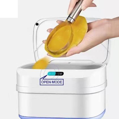 Imagem de Lixeira automatica sensor smart cesto lixo retratil