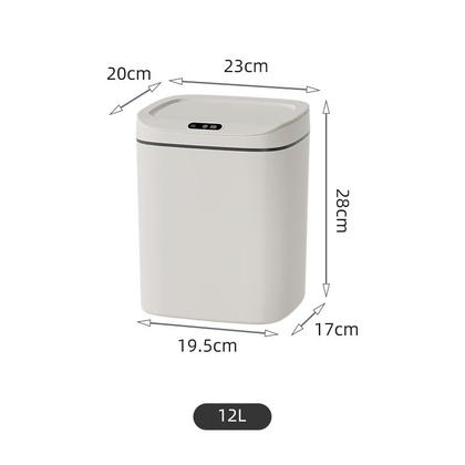 Imagem de Lixeira Automática Zeta Escritorio Cozinha c/ Sensor 12l