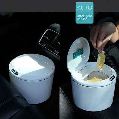 Imagem de Lixeira Banheiro Cozinha Automática Sensor 3 Litros Lixo