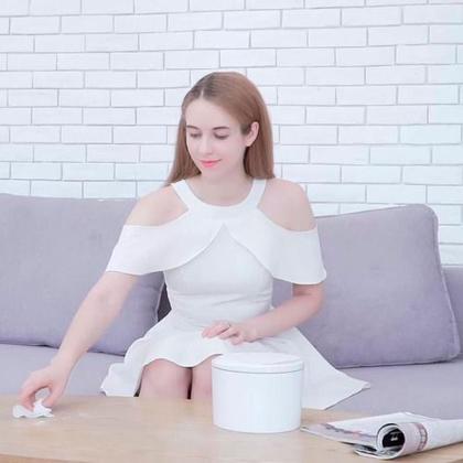 Imagem de Lixeira Banheiro Cozinha Automática Sensor 3 Litros Lixo