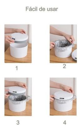 Imagem de Lixeira Banheiro Cozinha Automática Sensor 3 Litros Lixo