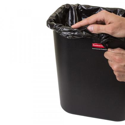 Imagem de Lixeira Basica Rubbermaid 26,6 Litros PRETA