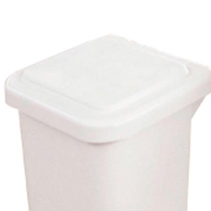 Imagem de Lixeira Branca 25 Litros com Pedal Lar Plásticos