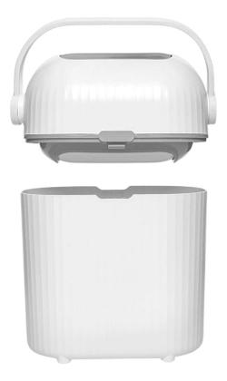 Imagem de Lixeira Buba Antiodor Mágica  10 Litros Retangular