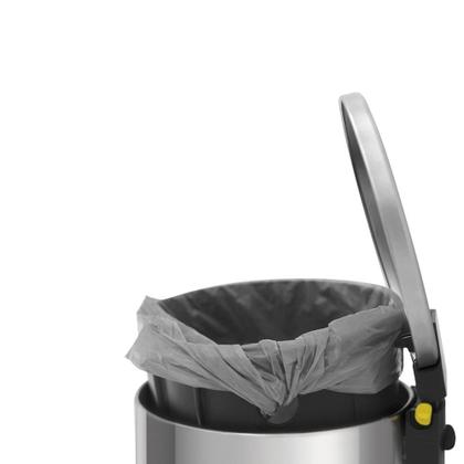 Imagem de Lixeira C/ Pedal Loop 5 L Aco Inox C/ Acab. Polido (94547005) - Tramontina