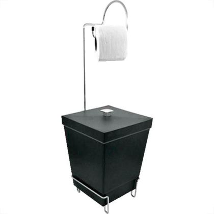 Imagem de Lixeira C/Sup.Papel.Hig.Stolf Prta
