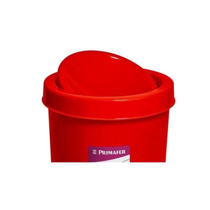 Imagem de Lixeira Cesto De Lixo Com Tampa Basculante 4,3l Cores