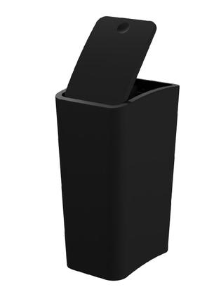 Imagem de Lixeira Cesto De Lixo Tampa Click Banheiro Cozinha 8 Litros Astra