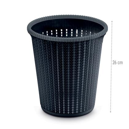 Imagem de Lixeira Cesto Lixo Redondo Telado 10 Litros Várias Cores - Monte Líbano